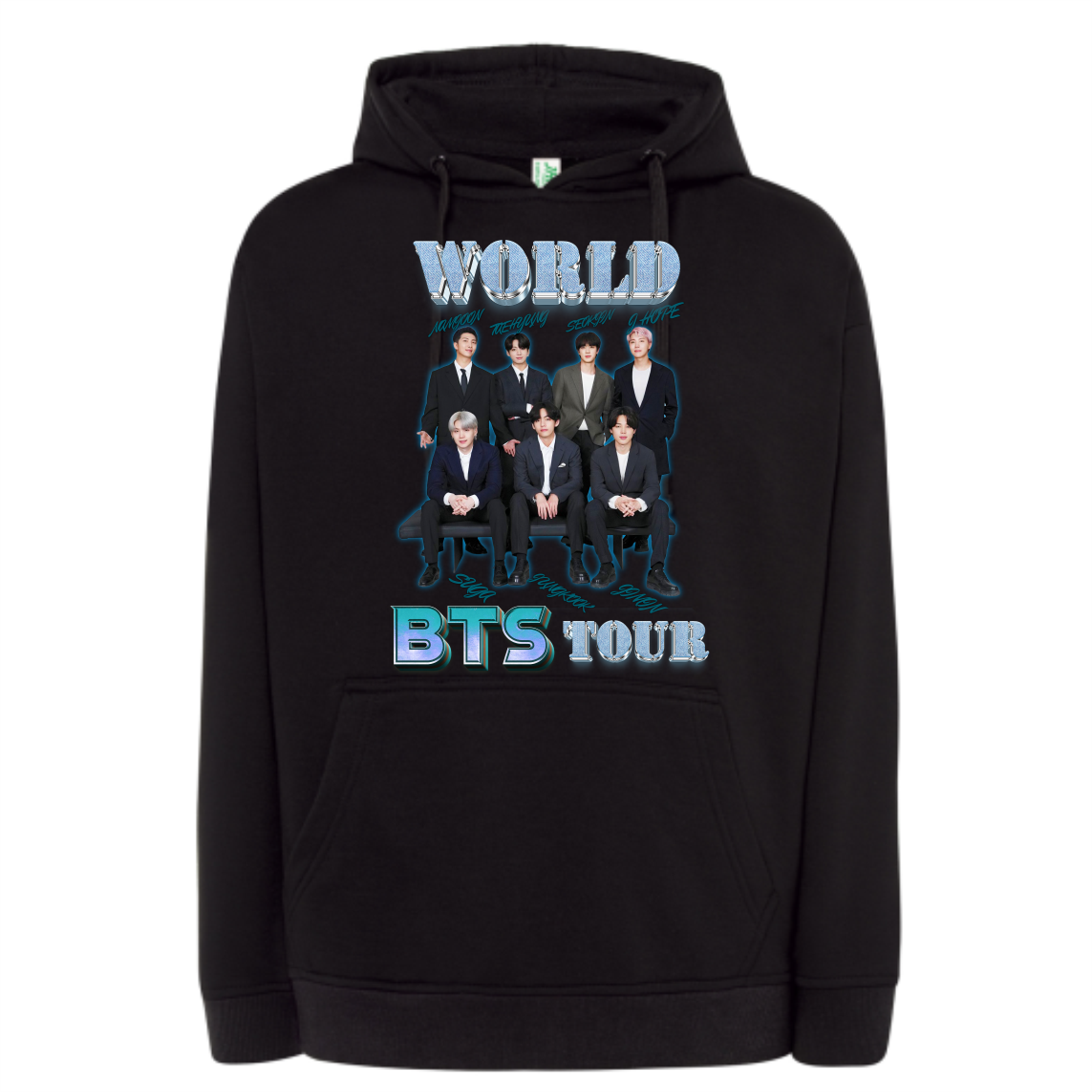 SUDADERA con CAPUCHA BTS WORLD TOUR # M760 - Imagen 3