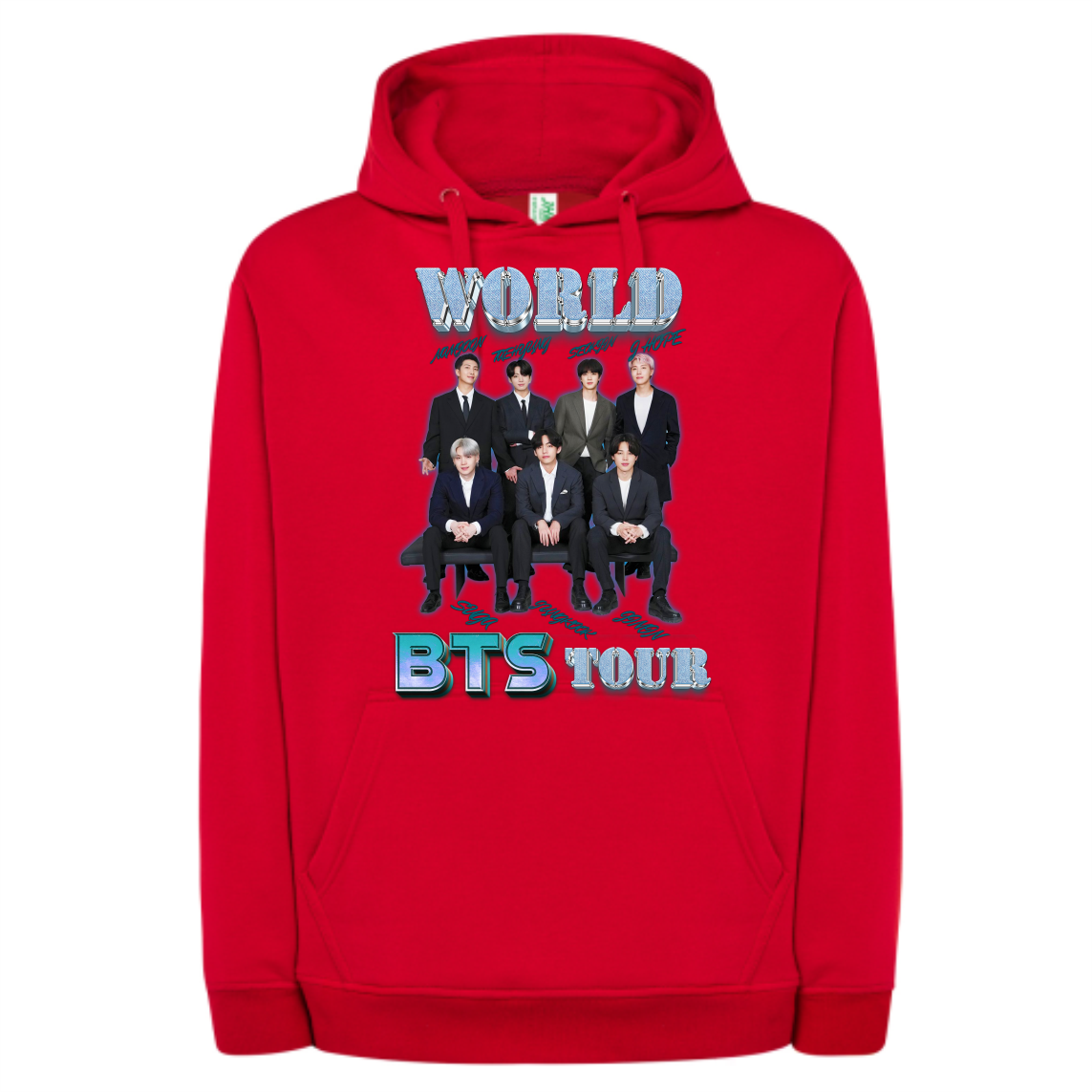 SUDADERA con CAPUCHA BTS WORLD TOUR # M760 - Imagen 4